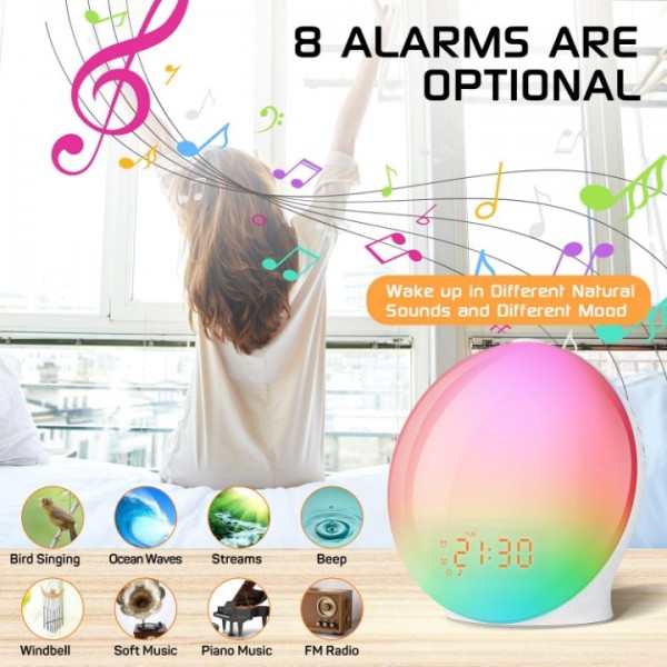 Foryond Light Alarm Clock